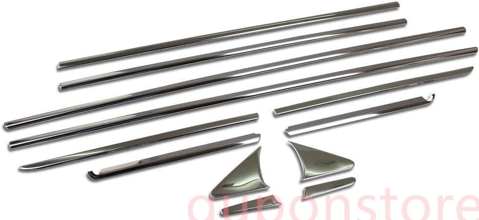 【新品】三菱 新型 デリカD:5 (2019年(平成31年)2月~) 全グレード対応ウィンドウフレームトリムピラー ステンレス製拍卖