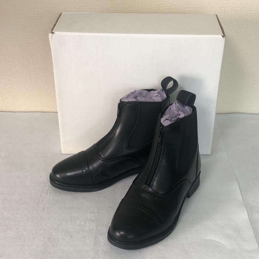 JODHPURS(ジョッパーズ)乗馬 合皮 ショートブーツ 21.5cm 22cm ブラック★新品 送料無料★JO-BO-1604 馬 子供 レディース 5623561拍卖