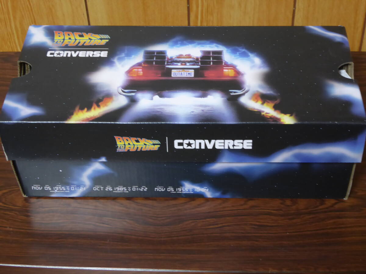 CONVERSE ALL STAR US MT HI / BACK TO THE FUTURE コンバース オールスター / バック・トゥ・ザ・フューチャー BLACK ブラック 24cm拍卖