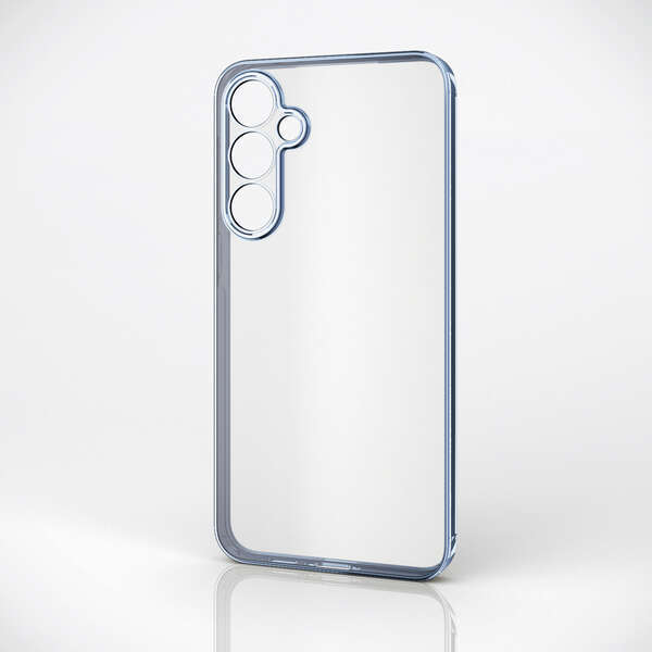 Galaxy A55 5G用ソフトケース 端末を極限まで包み込む超精密設計 カメラ周りまで覆うメタリックデザインが美しく際立つ: PM-G243UCTMKBU拍卖