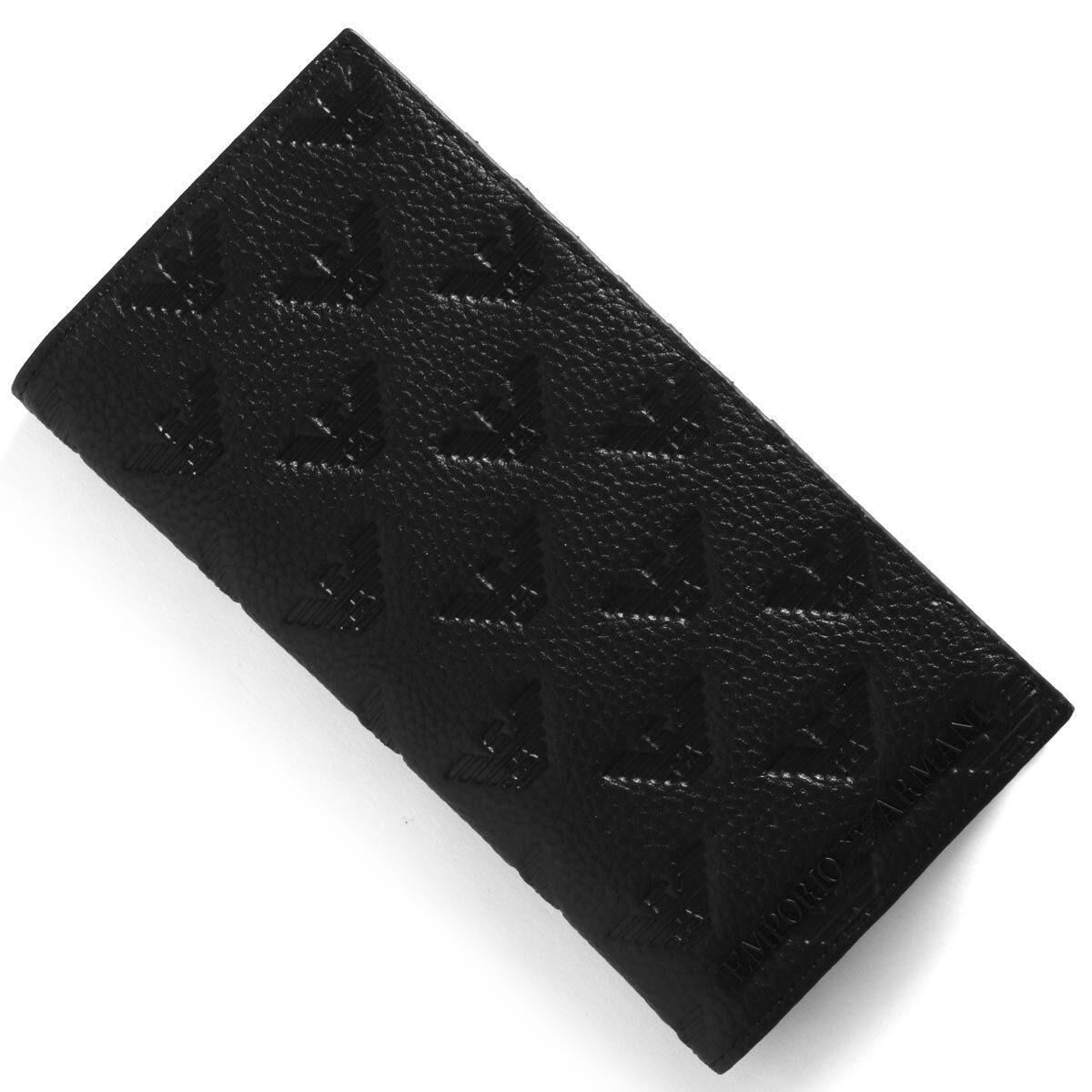 エンポリオアルマーニ 長財布 財布 メンズ イーグルマーク モノグラム ブラック YEM474 Y142V 81072 EMPORIO ARMANI拍卖
