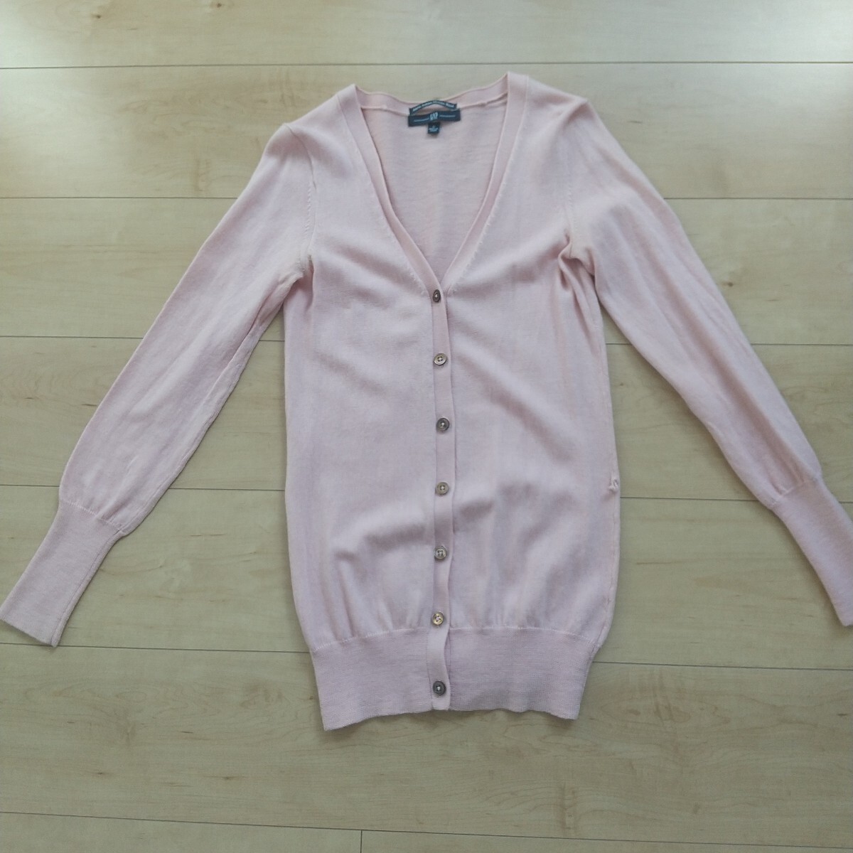 かわいい☆人気ブランド☆ GAP ☆ ピンク カーディガン ☆ イタリア製☆ S 冷房対策 羽織りもの 上着拍卖