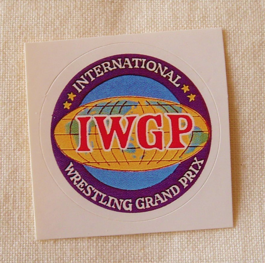 IWGP大会ロゴマークプロレス ステッカー シール◆新日本 アントニオ猪木 ハルクホーガン アンドレザジャイアント 新間寿 RE拍卖
