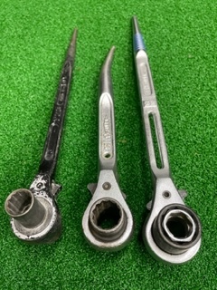 ラチェットレンチ両口 中古まとめて3本セット拍卖