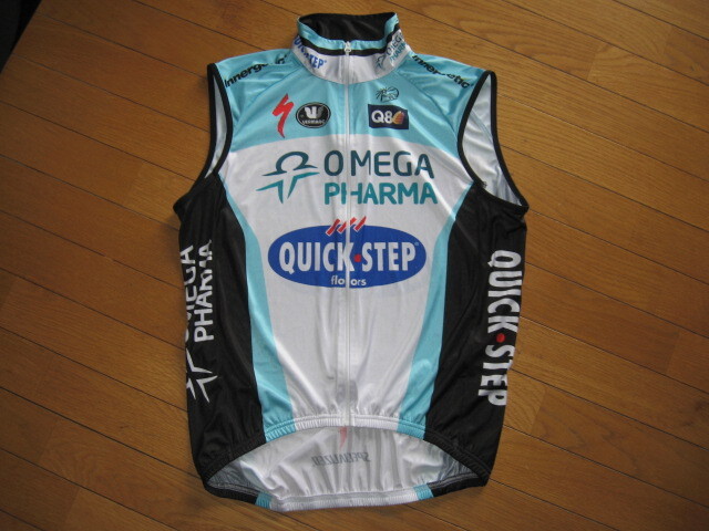 【チーム支給品】オメガファルマ・クイック・ステップ☆2012年モデル☆補給スタッフ用ベスト☆サイズS☆未使用拍卖