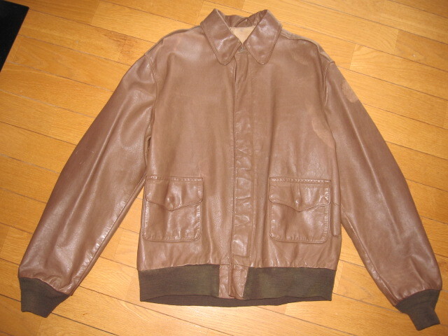 Willis &Geiger. Inc(ウィリス&ガイガー)☆A-2☆サイズ38☆ホースハイド☆ジッパー破損拍卖