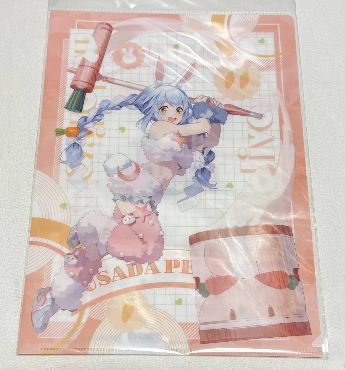 【hololive(ホロライブ)】クリアファイル『兎田ぺこら(月の餅つきうさぎ)』拍卖