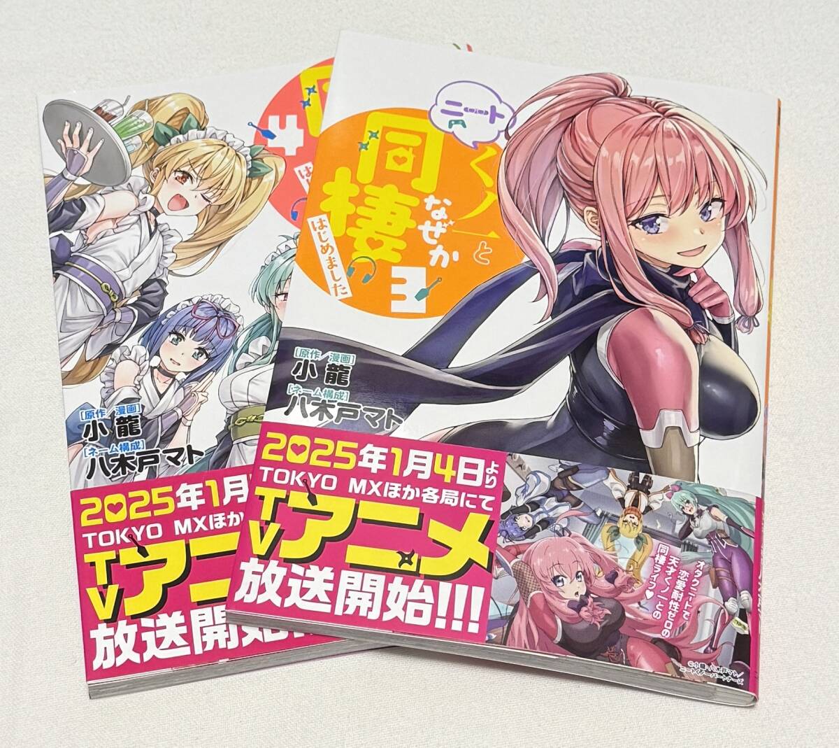 【ニートくノ一となぜか同棲はじめました】コミック3~4巻セット(電撃コミックスEX、小龍 (著), 八木戸マト (著))拍卖