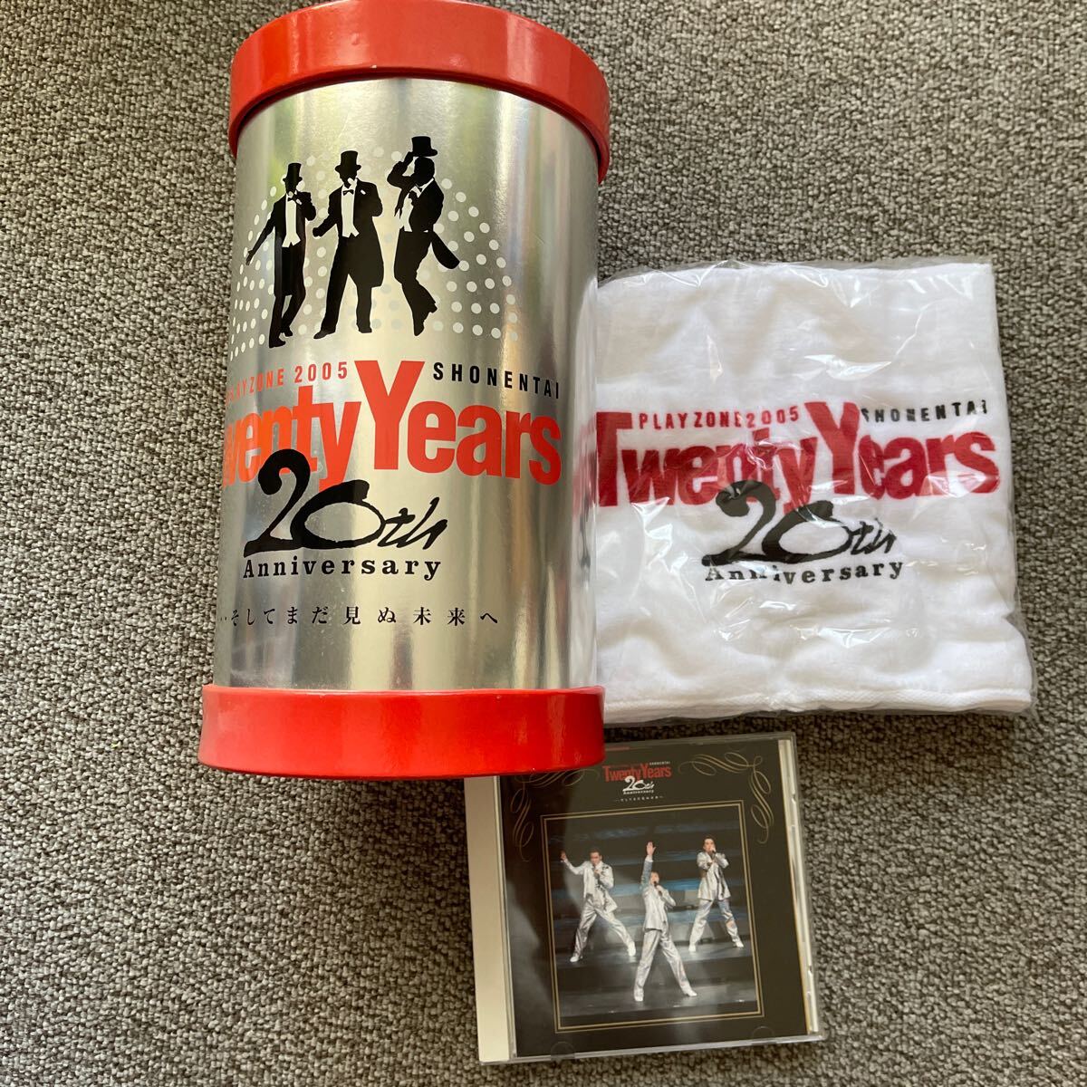 少年隊 CD プレゾン2005 20Years 帯付き タオル付き拍卖