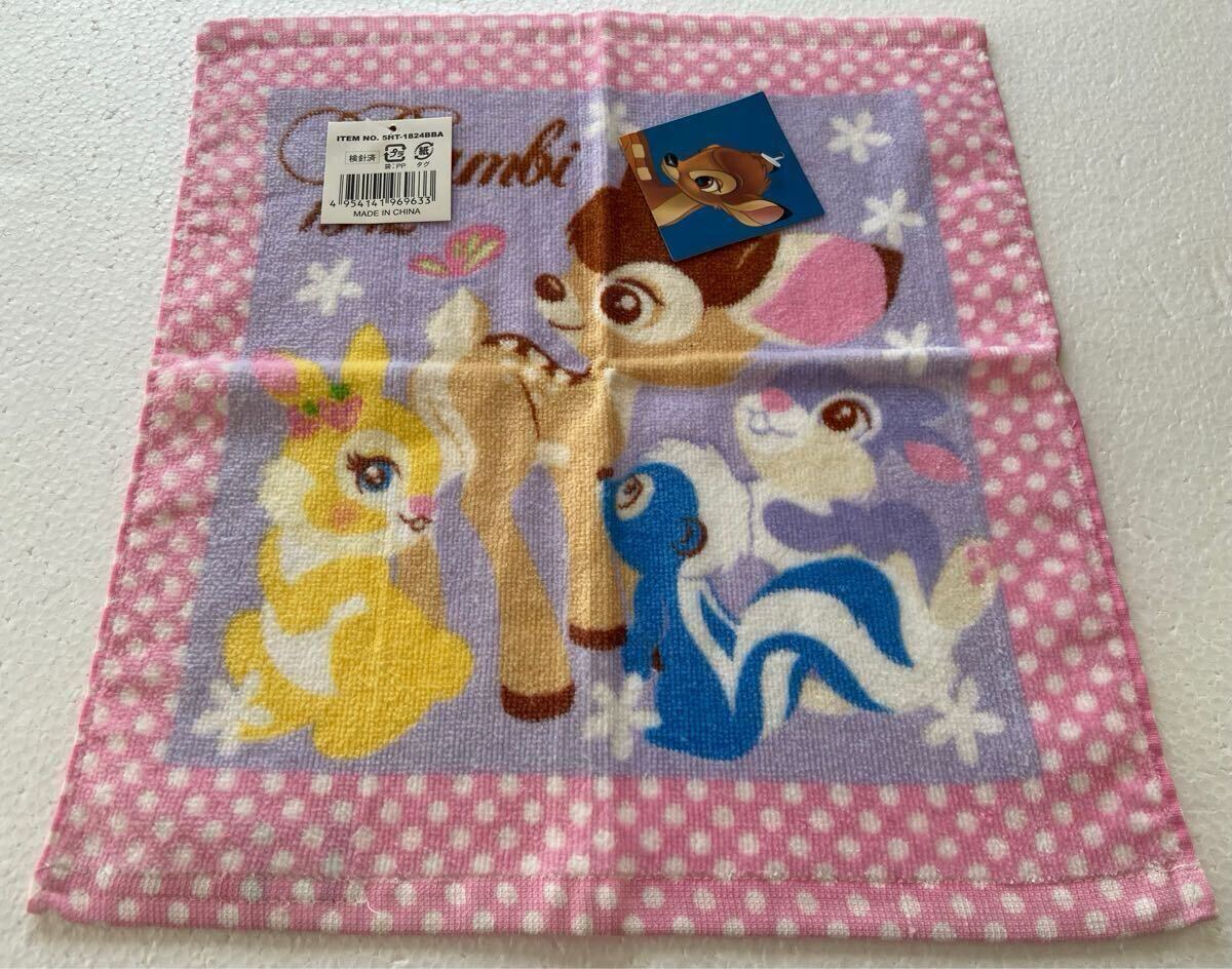 disneyディズニー Bambi バンビ ウォッシュタオル拍卖