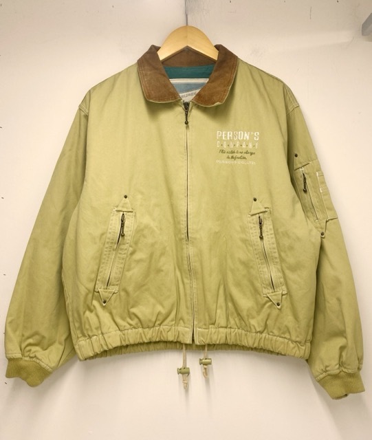 PERSON'S(パーソンズ) 80's ~90’s 韓国製 ジップアップ ブルゾン【C1921-007】拍卖