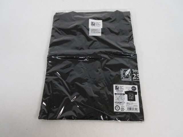 未開封品☆Tales of SERIES テイルズ オブ シリーズ 25周年記念 Tシャツ ブラック Lサイズ【P0496-008】拍卖