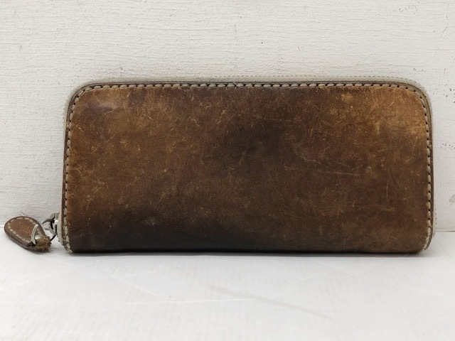 SAAD(サード) レザー ラウンドファスナー長財布 / ナチュラル 【C1894-007】拍卖