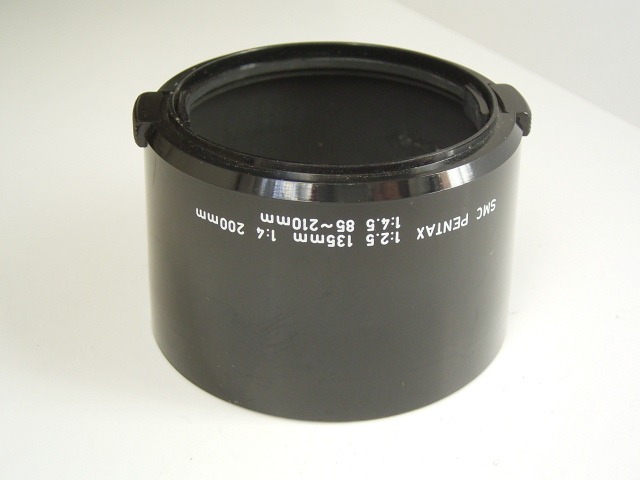 美品!ペンタックス SMC PENTAX 135mm F2.5、200mm F4、85~210mm F4.5用 レンズフード(送料・定形外290円)拍卖