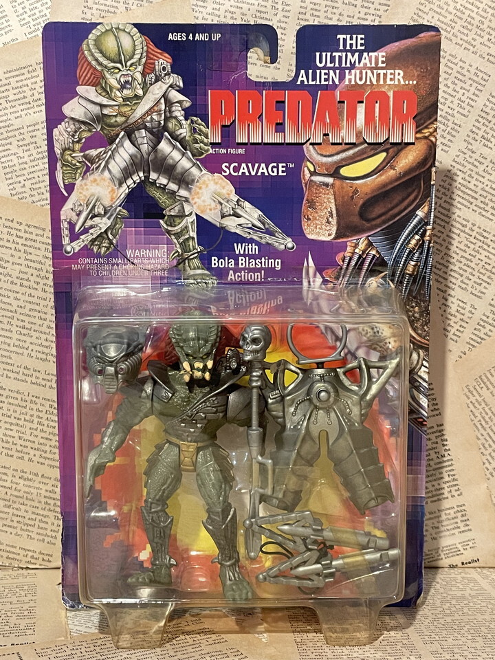 ☆1990年代/プレデター/アクションフィギュア/即決ビンテージ/ケナー/映画/Kenner/Predator/Action Figure(Scavage/MOC) MO-354拍卖