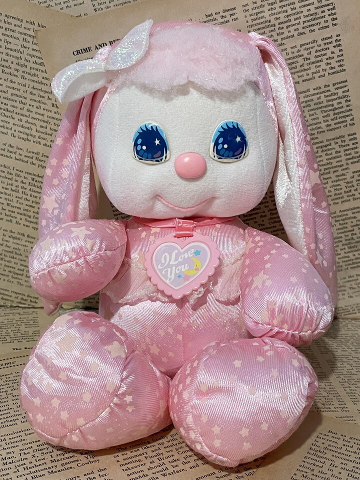 ☆1980年代/PJスパークルズ/ぬいぐるみ/即決ビンテージUSA/ファンシー/MATTEL/PJ Sparkles/Plush(Sparklins Bunny/Pink) FO-172拍卖