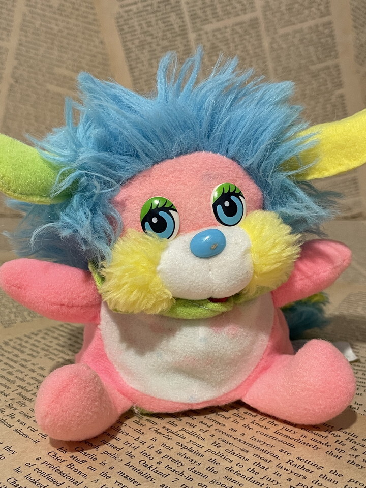 ☆1980年代/ポップルズ/ぬいぐるみ/即決ビンテージUSA/ファンシー/Flower Popples/Plush(Honeysuckle) FO-178拍卖