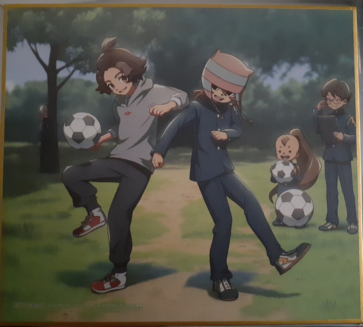 映画 劇場版 イナズマイレブン・ザ・ムービー 2025伝説のキックオフ新たなる英雄たちの序章 入場者特典第2弾 ミニ色紙 松野空介 木曽路兵太拍卖