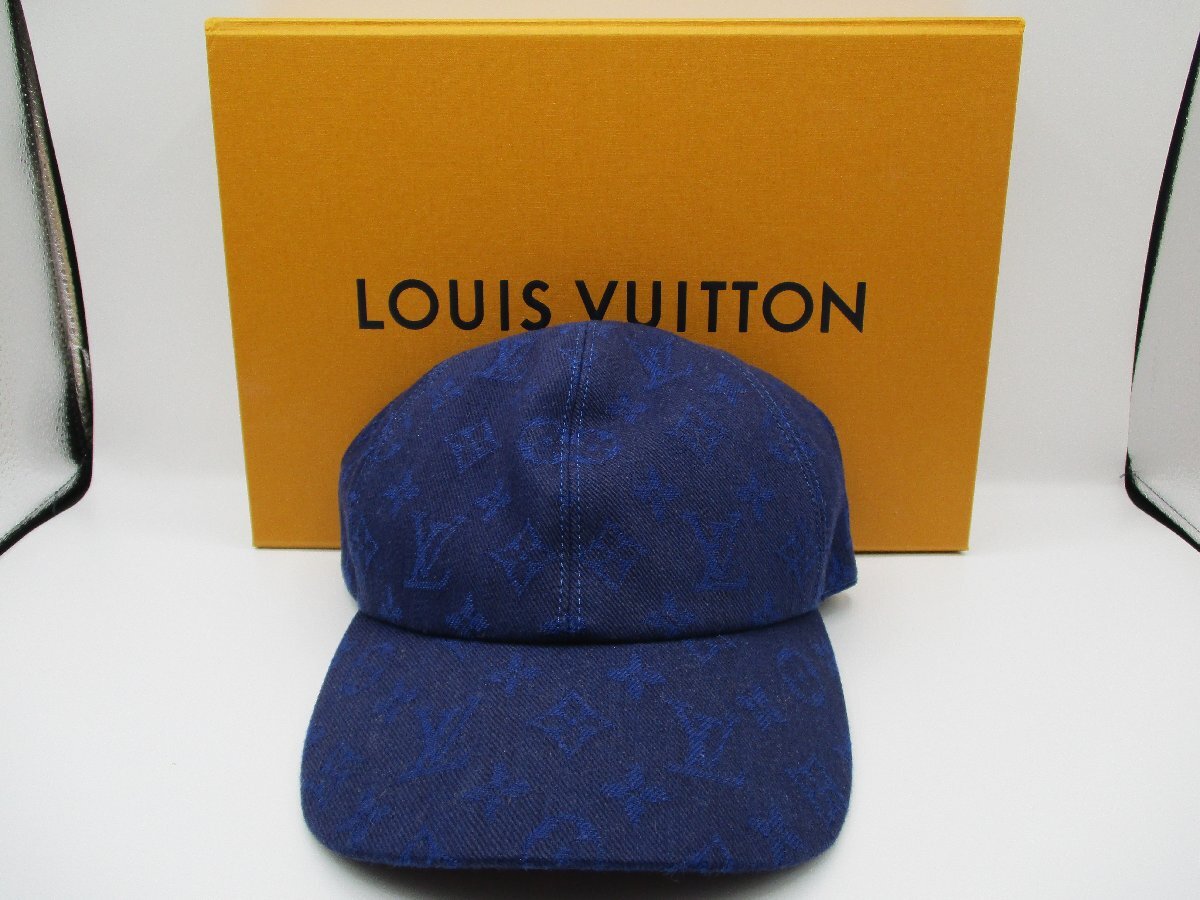 送料無料【未使用】ルイヴィトン LV キャップ・モノグラム エッセンシャル キャップ・帽子 M77590拍卖