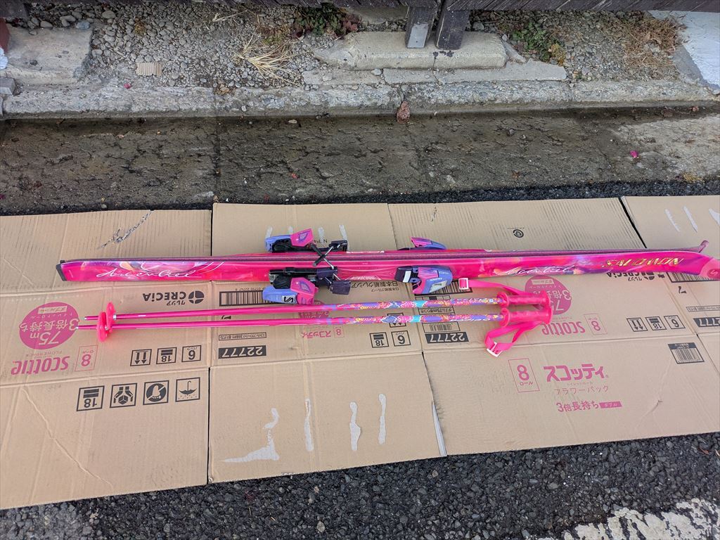 LADYs ピンクスキーセット 170cm 現状品 10111123-45669拍卖