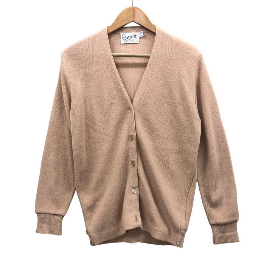 極美品◆カーディガン フェランティ カリフォルニア カーディガン ヴィンテージ アクリル 40 ベージュ ferranti california 【AFB44】拍卖