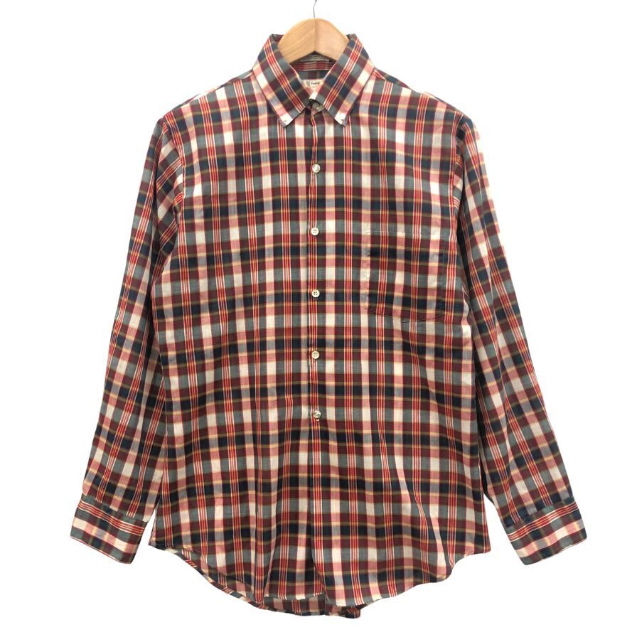 美品◆長袖シャツ タウンクラフト 60Sー70S ヴィンテージチェックシャツ コットン メンズ サイズM TOWNCRAFT 【AFB44】拍卖