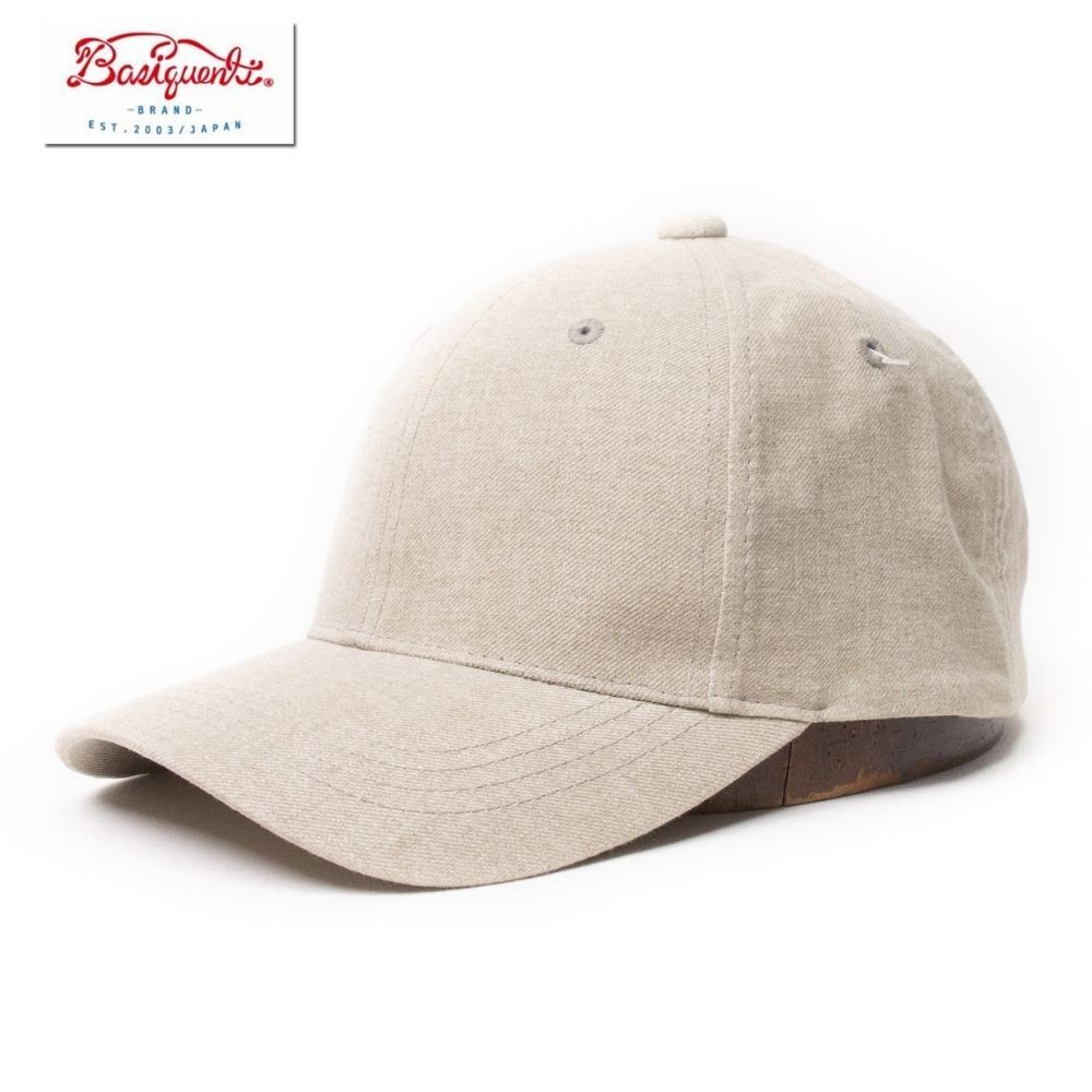新品 Basiquenti ソリッドウォッシュキャップ フリーサイズ ベージュ拍卖