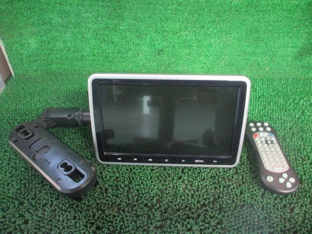 535134★URVOLAX【品番不明】TVモニター★車載用 リアモニター★ヘッドレスト取付け用★リモコン付★未テスト★拍卖