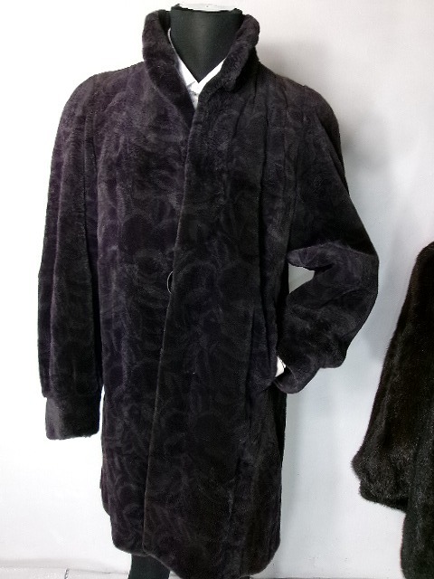 SAGA モダンアート柄 シェアードミンクの毛皮 103拍卖