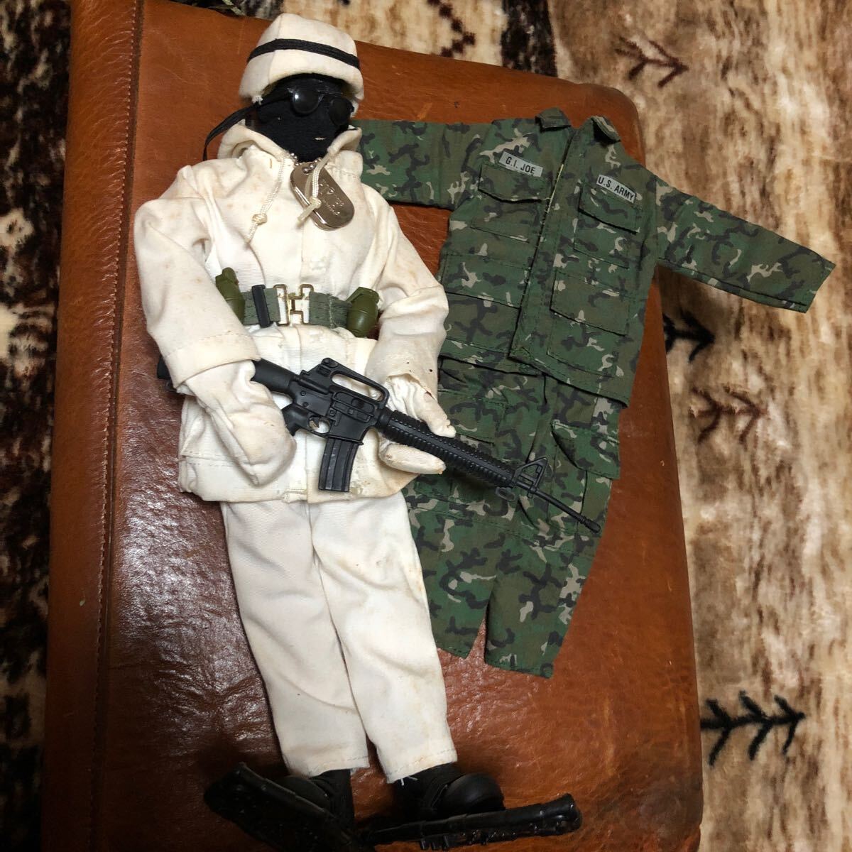 G I ジョー ビンテージフィギァ 未使用迷彩 軍服付き拍卖