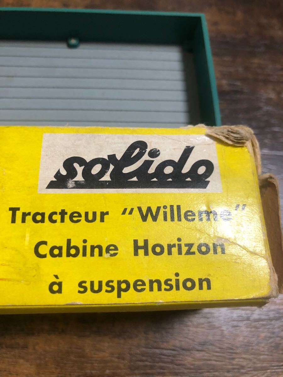 solido Tracteur Willeme Cabine Horizon a suspension 拍卖