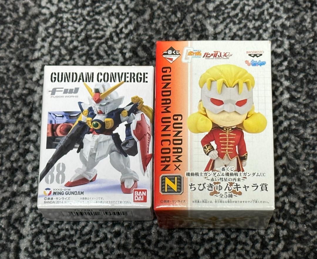 ●新品未開封品●バンダイ ウイングガンダム コンバージ 88 & ちびきゅん フル・フロンタル●拍卖