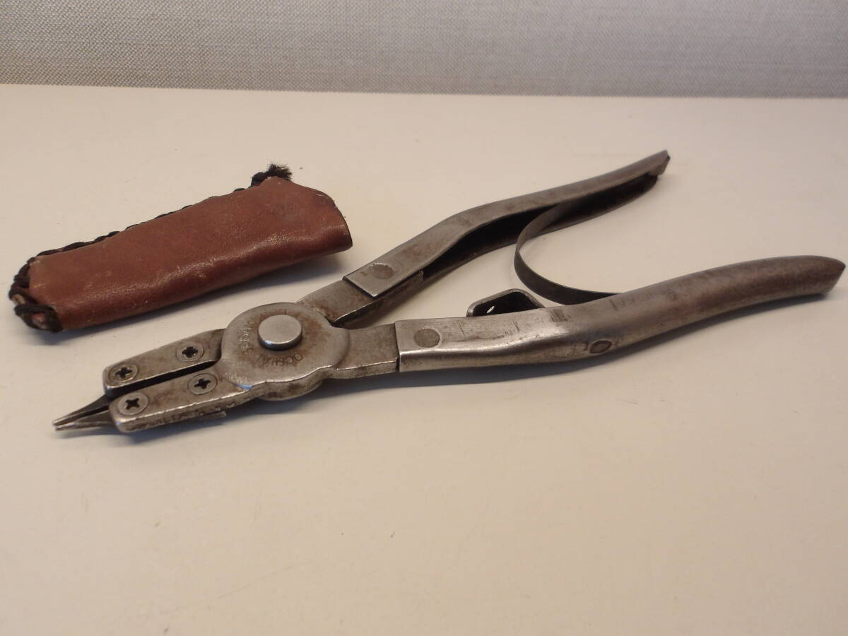 オチアイ 穴用 C形 止め輪 取付工具 中古品 スナップリングプライヤー 落合製作所 株式会社 オチアイ 昭和レトロ拍卖