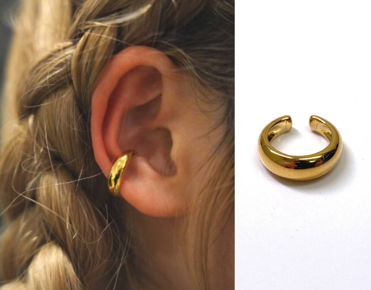 TOM WOOD トムウッド Ear Cuff イヤーカフ 925 ゴールド イヤリング OB5655拍卖