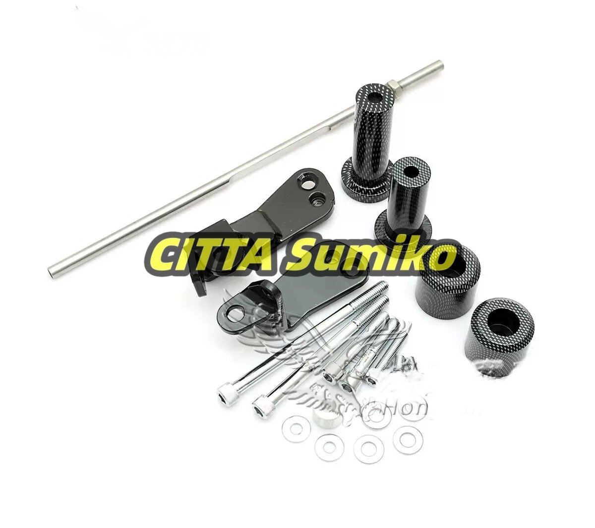 Aczオートバイデルリンノーカットフレームスライダークラッシュパッドプロテクター落下protectitonスズキGSXR1300隼拍卖