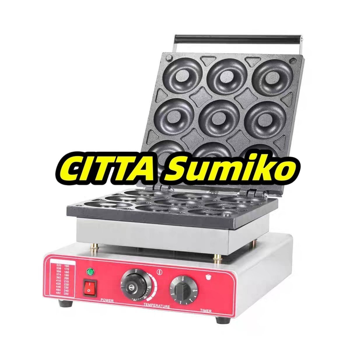 ドーナツメーカー 焼きドーナツ 電気 ドーナツマシン 100V 業務用 家庭用 調理家電 操作が簡単拍卖