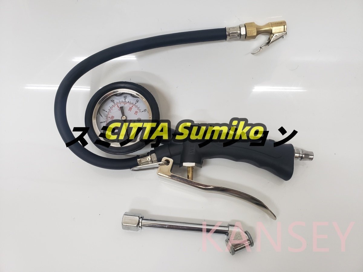 2way プロ仕様 オイル式メーター タイヤゲージ エアゲージ 加圧 減圧 測定 自動車用空気入れ拍卖
