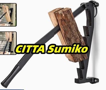 人気推薦 壁掛け薪割り機、ポータブル手動薪割り機、屋内または屋外用の頑丈な薪カッター、針葉樹専用拍卖