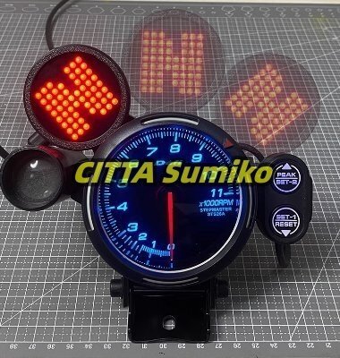 タコメーター 80mm 11000 RPM ステッパーモーター拍卖