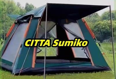 超人気★ テント キャンプ用品 大型テント 4-5人用 ヤー アウトドア レジャー用品 ファミリーラージテントスペース拍卖