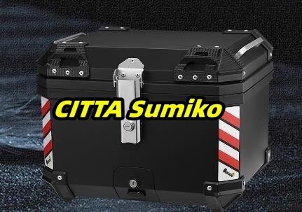 リアボックス 45L ブラック トップケース 大容量 ツーリング バックレスト装備 持ち運び可能 拍卖