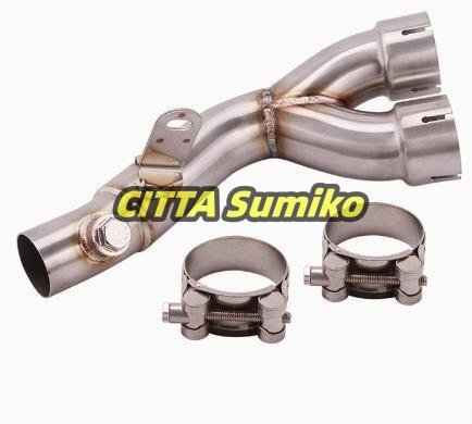 YZF YZFR6 YZF-R6 R6 2006-2013 2014 2015 2016 2017 2018ヤマハ ステンレス鋼リンクパイプ NICECNC 排気 Mid パイプ拍卖