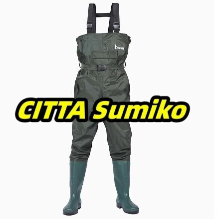 Goture Bootfoot 胸シギ通気性 & 100% 防水ウェイダーと調整ベルト & 防水ケース用/ 狩猟拍卖