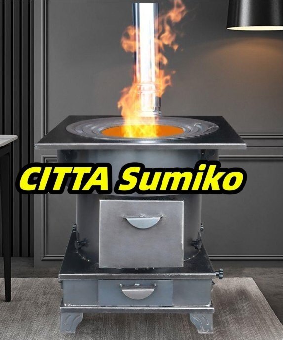 薪ストーブ キャンプ、 ストーブ 薪 、暖炉、焚き火台、ダブルオーブン付き、火力調節可能、2-4人用屋外調理 (Small)拍卖