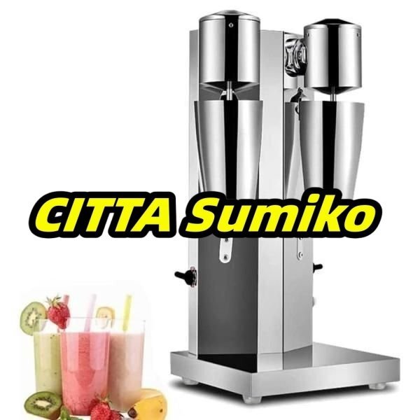 電動ミルク シェーカー マシン、18000RMP ドリンク ミキサー 業務用ミルクセーキ メーカー マシン、泡立つミルク 800ml カップ付きミ拍卖