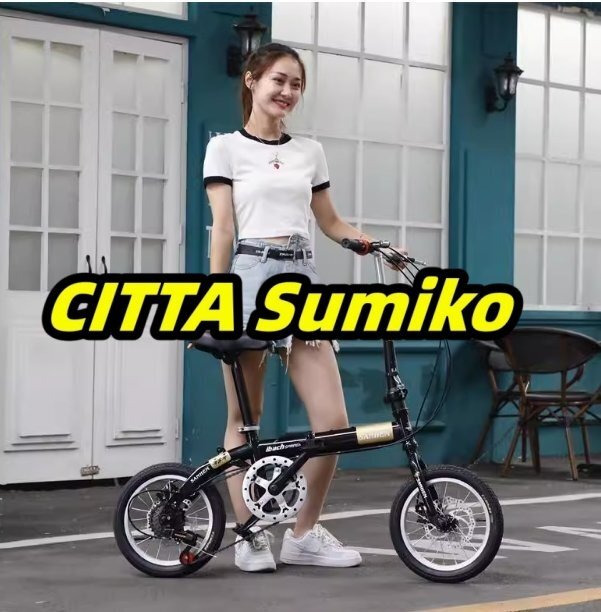 折りたたみ自転車 14インチ 子供用 通勤 6段変速 大人用 通学 車載 プレゼント 自転車 コンパクト 収納 軽量 ディスクブレーキ拍卖