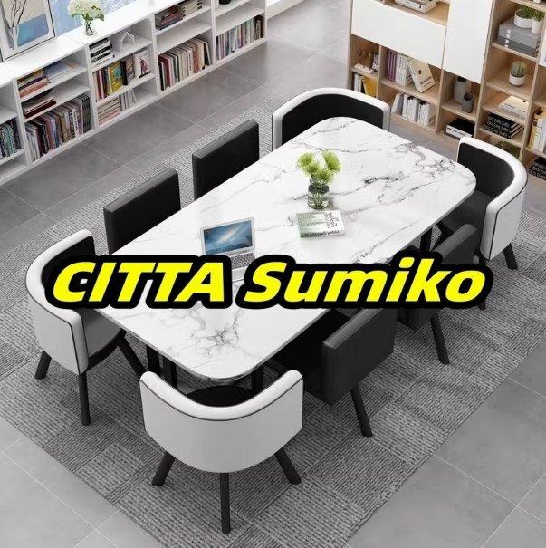 人気推薦☆ 多種選択可 8人用 商談 役員応接 会議テーブル 7点セット 打ち合わせ お見逃しなく!拍卖