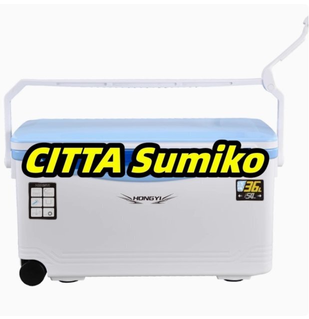 釣り用クーラーボックス 大容量32L 座れる頑丈マッスルボディ 防水 断熱材 ハンドル/水栓/肩ベルト/キャスター付き 釣り 保冷力72h 白&黒拍卖