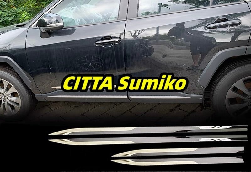 メルセデスベンツcクラスw205 2015-2017 カースタイリング オートサイド スカートステッカーボディドア 装飾トリム拍卖