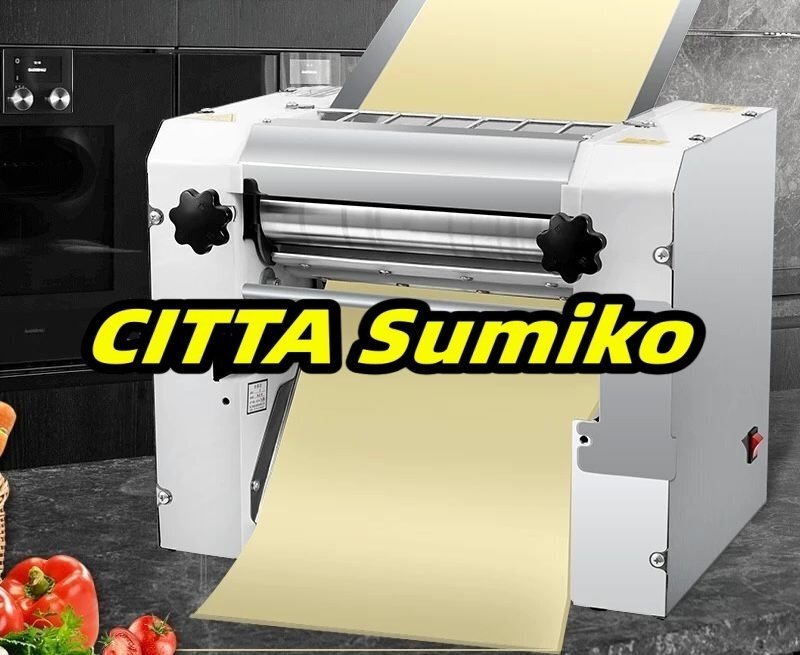 パスタ製造機、家庭用/業務用電動麺&餃子メーカー 製麺機 パスタマシン 2200W業務用製麺機、丸包丁/広刃包丁/リングイネ包丁 製麺機拍卖